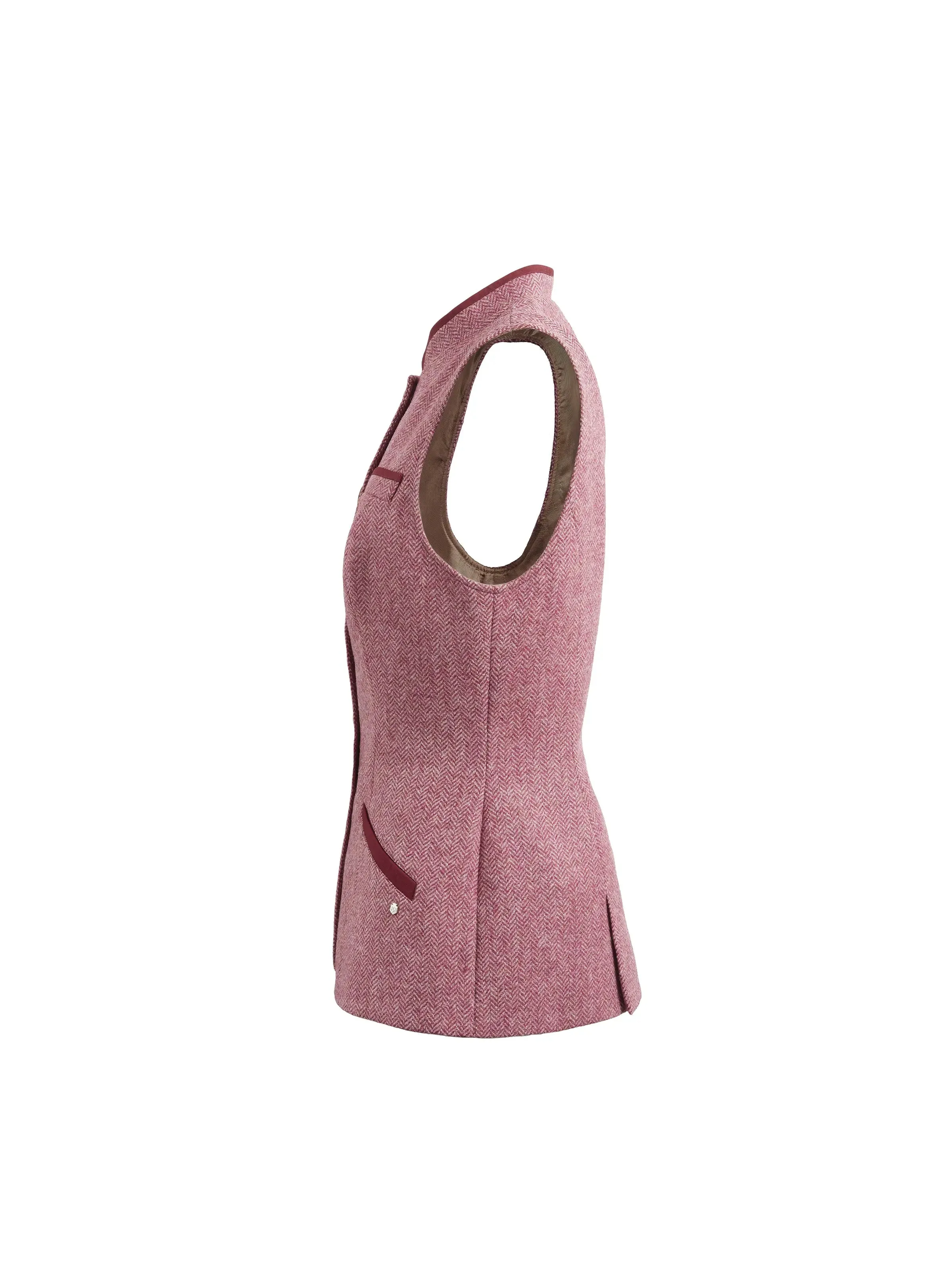 Madeline Gilet - Breast Cancer Now Pink Herringbone