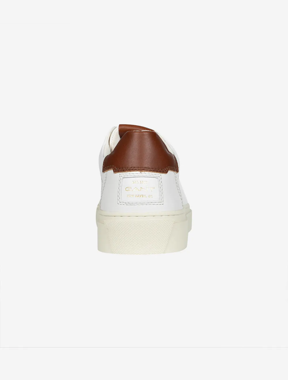 Mc Julien Leather Sneaker White Cognac