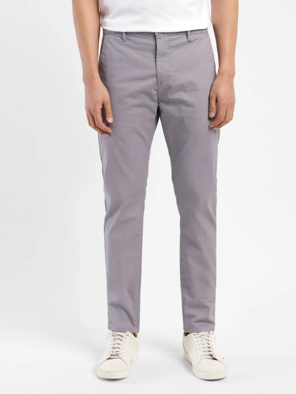 Men's 512 Grey Slim Tapered Fit Chinos