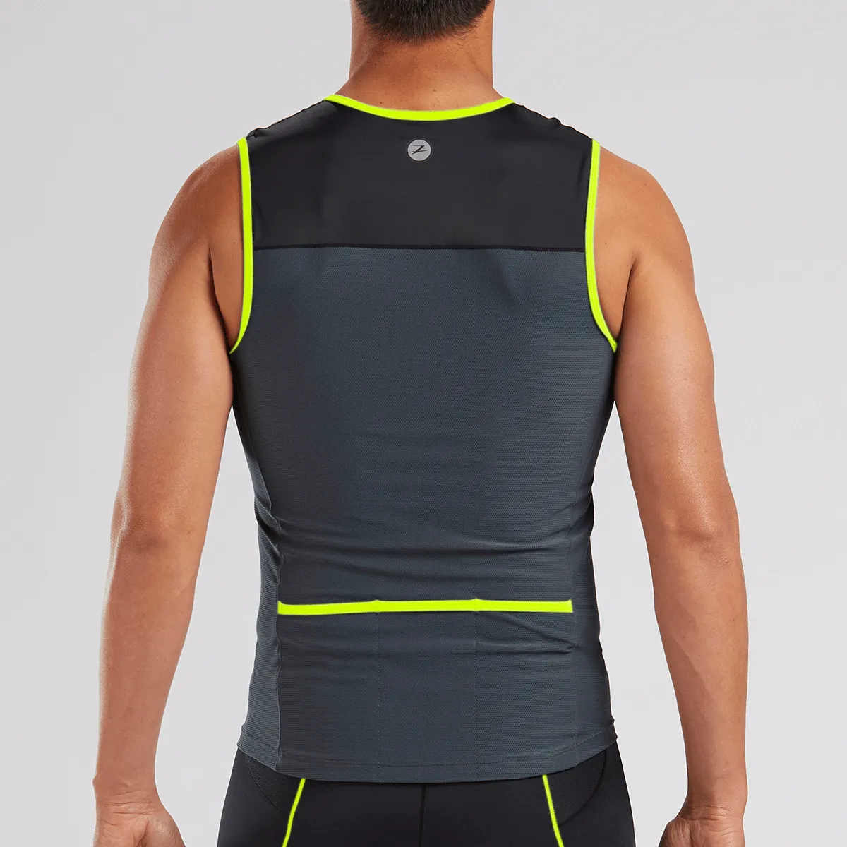 Mens Core  Tri Tank - Safety Yellow