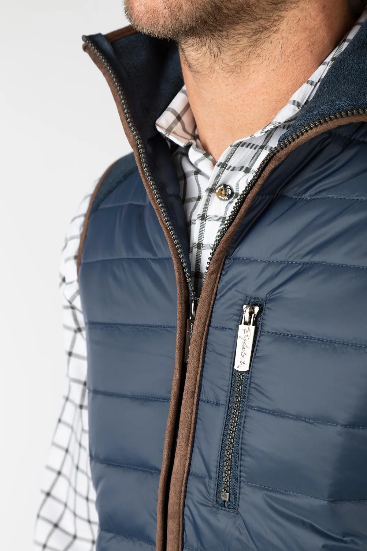 Men's Hybrid Fleece Gilet - Huggate