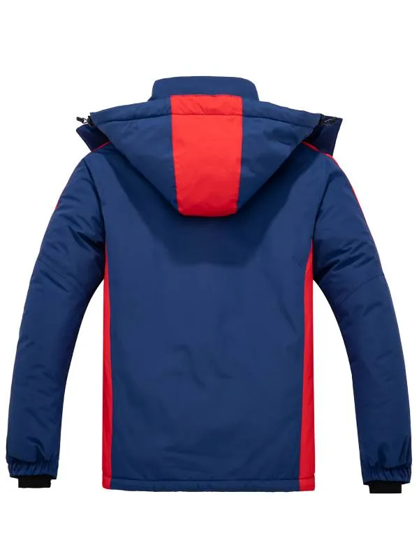 Men's Warm Ski Jacket Waterproof Snowboard Parka Windproof Insulated Coat Sealed Seams Atna 011