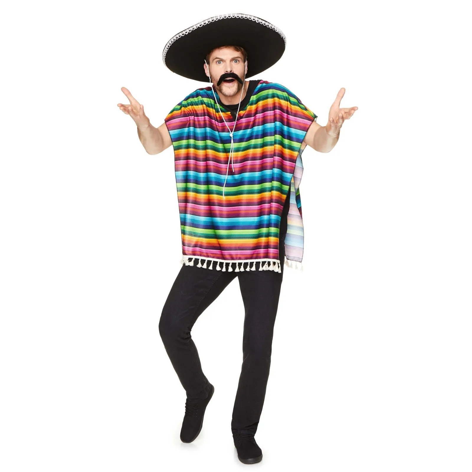 Mexican Poncho - Embrace Vibrant Culture with Stylish Comfort