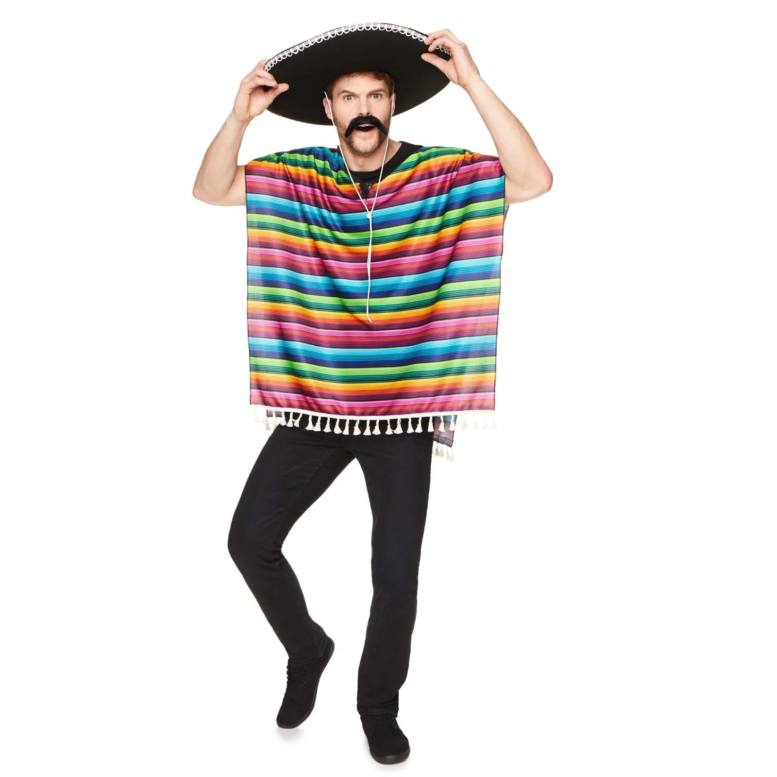 Mexican Poncho - Embrace Vibrant Culture with Stylish Comfort