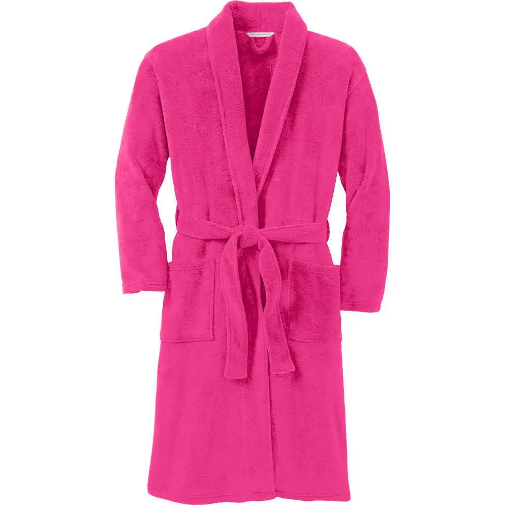 Monogram Ladies Plush Robe