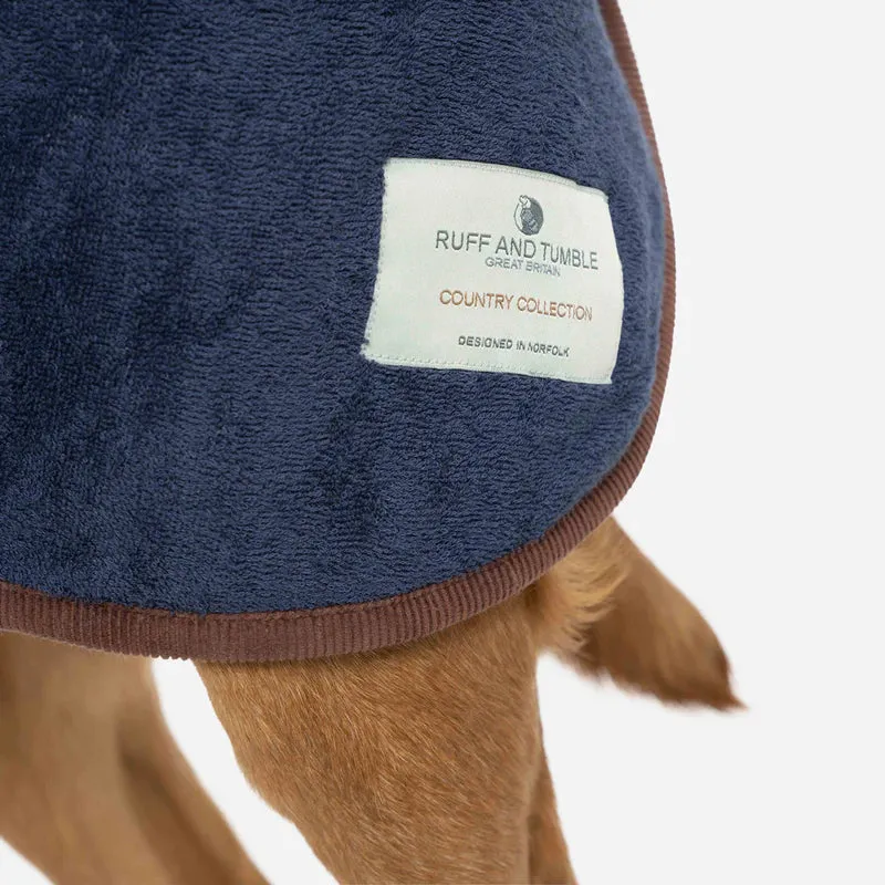 NEW Ruff and Tumble Dog Drying Coat - French Navy