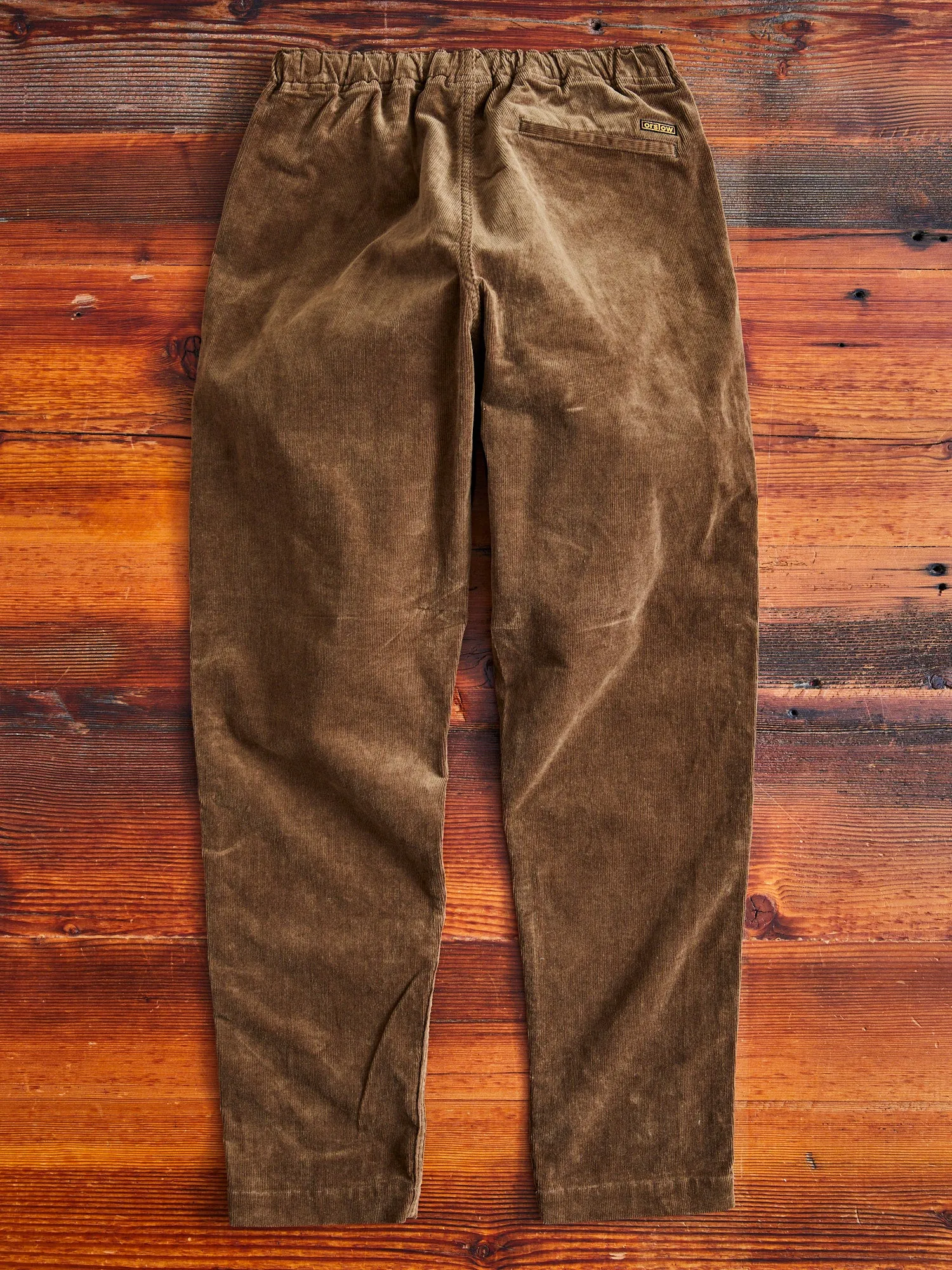 New Yorker Stretch Corduroy Pants in Brown