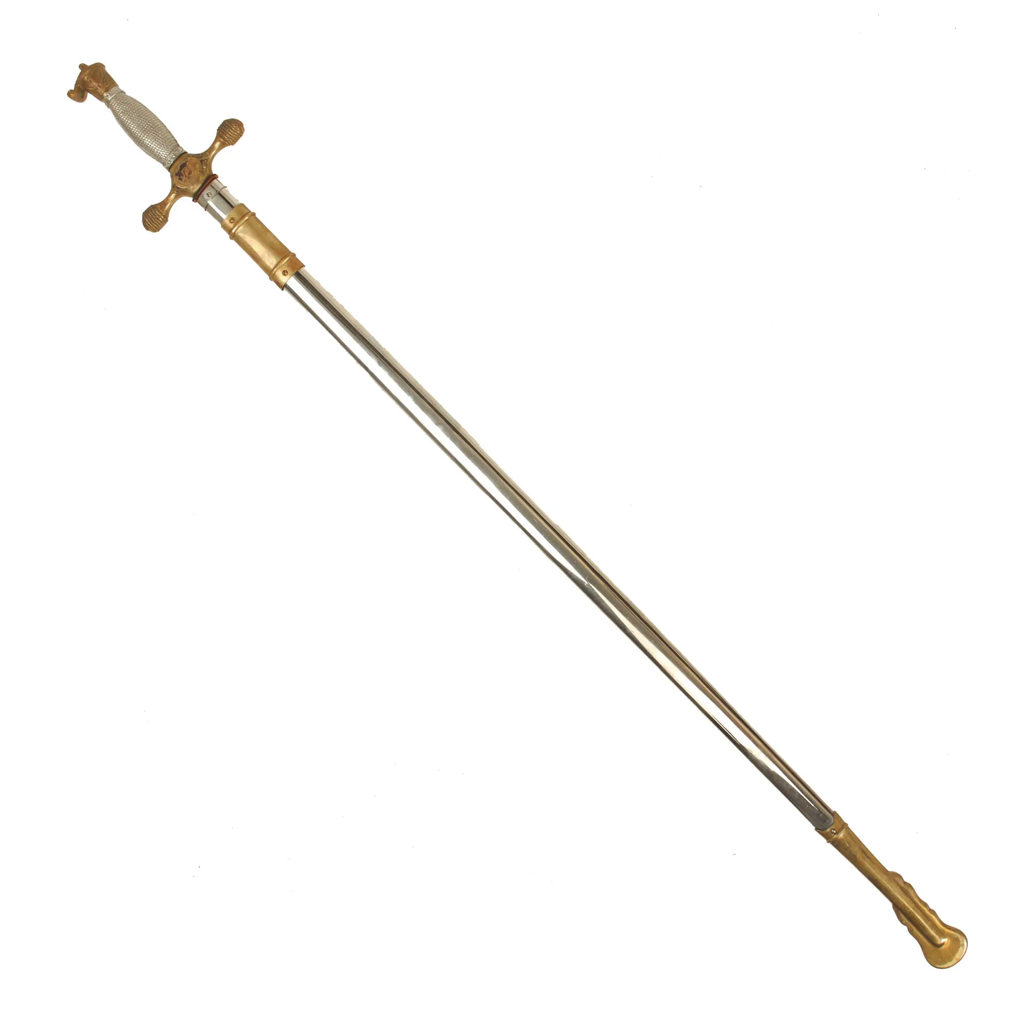 Original U.S. Vietnam War Named Model 1922 West Point Cadet Sword for MAC-V Advisor Captain Carl Arvin, Killed in Action October 8, 1967