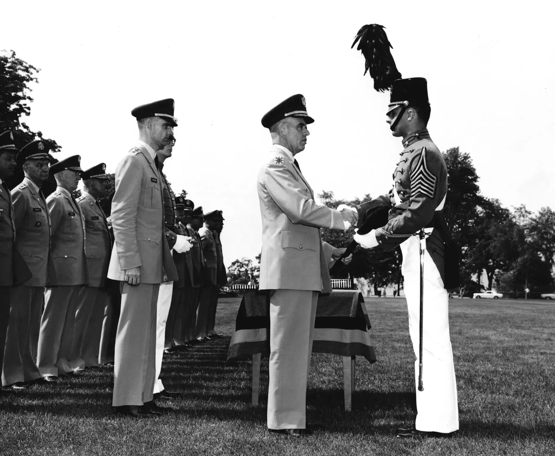 Original U.S. Vietnam War Named Model 1922 West Point Cadet Sword for MAC-V Advisor Captain Carl Arvin, Killed in Action October 8, 1967