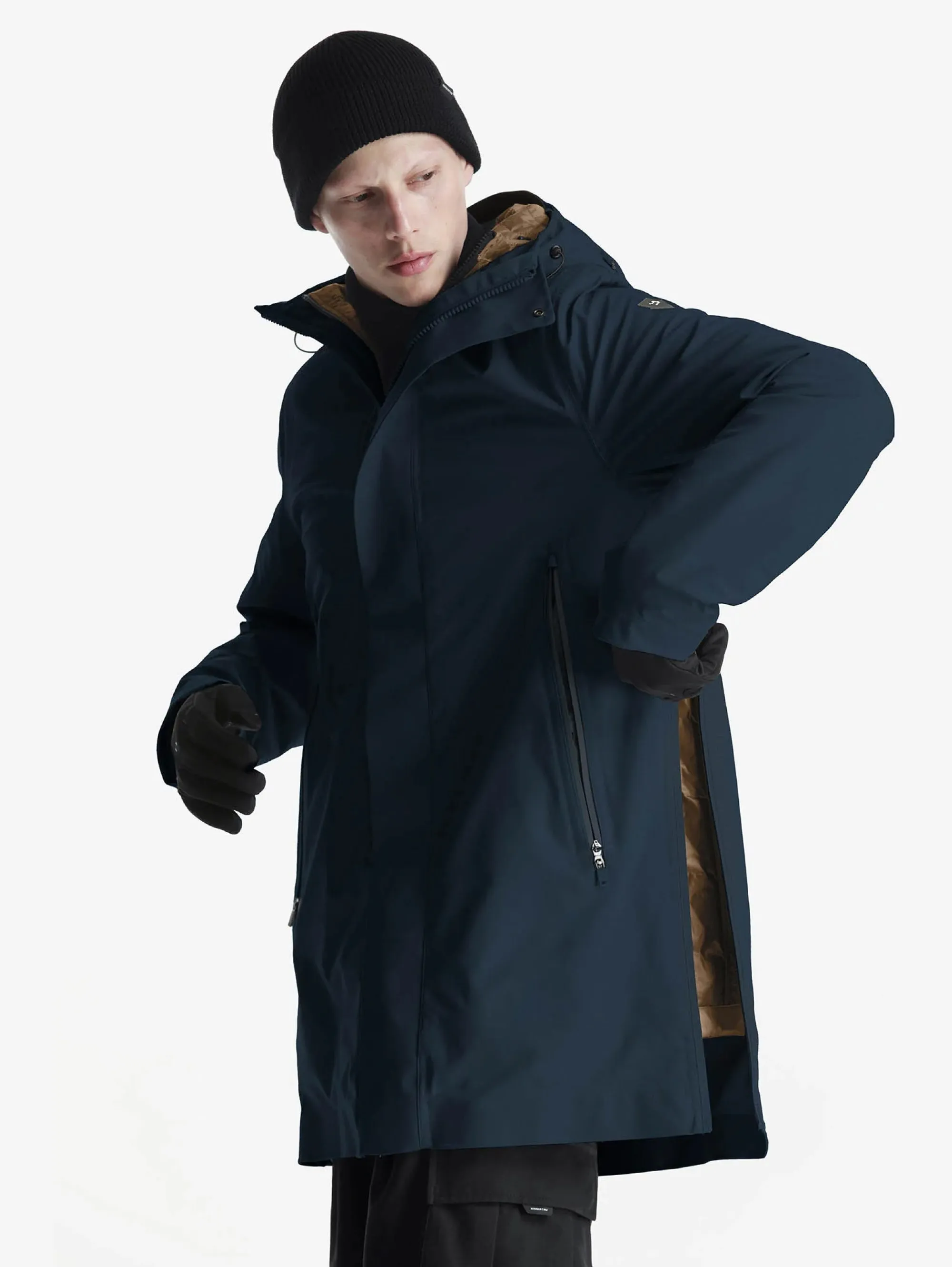 Parka Tre in Uno Planck Uomo Blu Navy