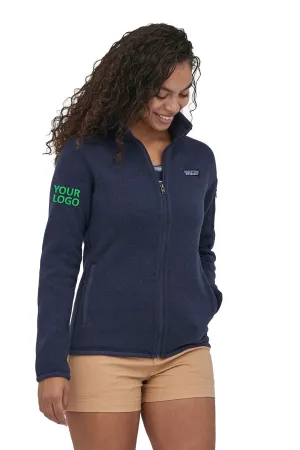 Patagonia Womens Better Sweater Fleece Custom Jackets, New Navy