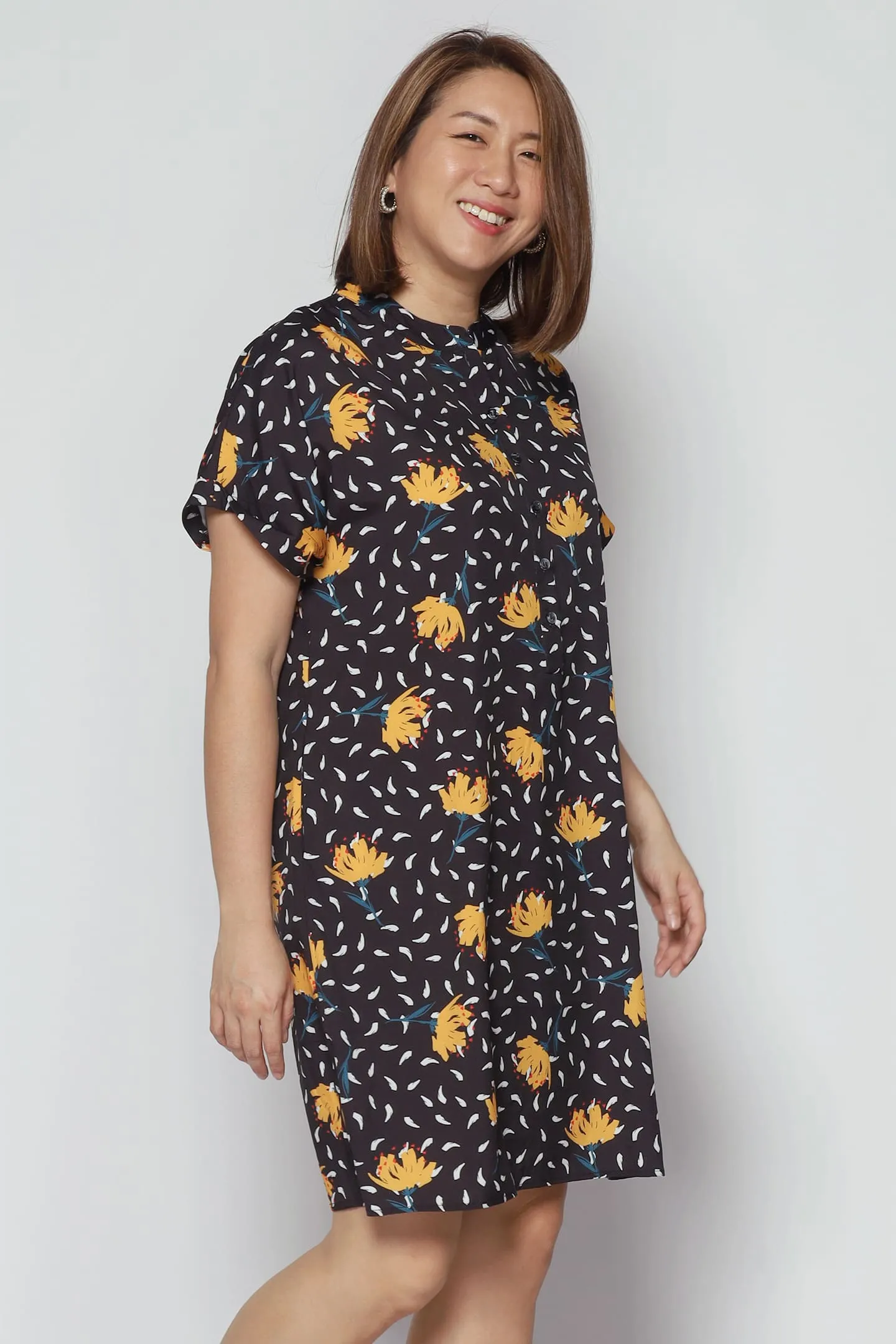 Penn Dress in Black Honey