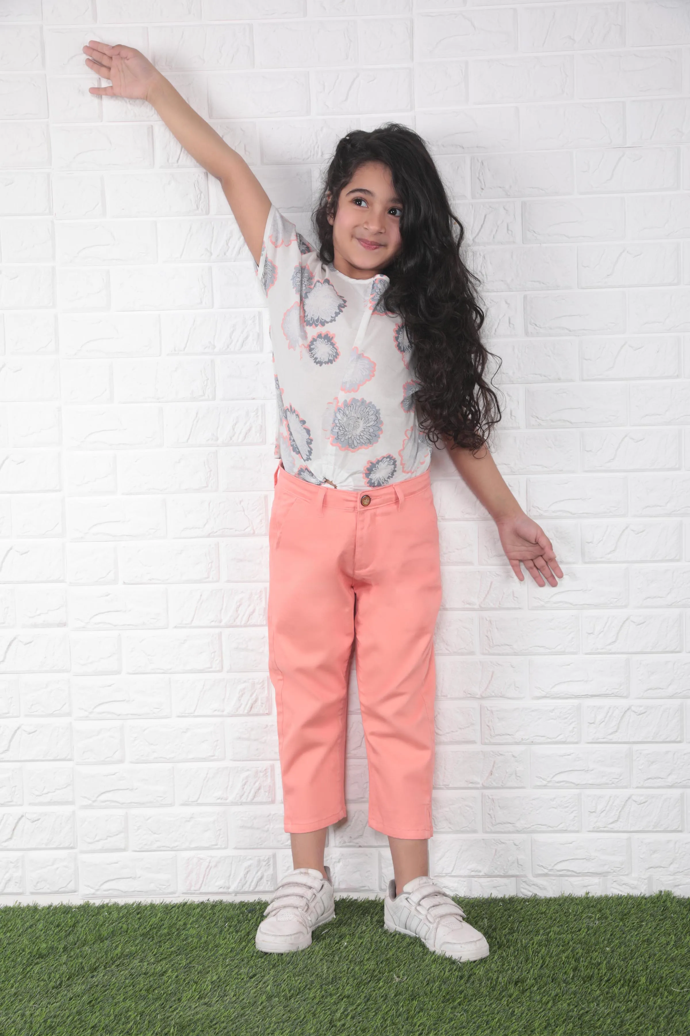 Pink Twill Chinos