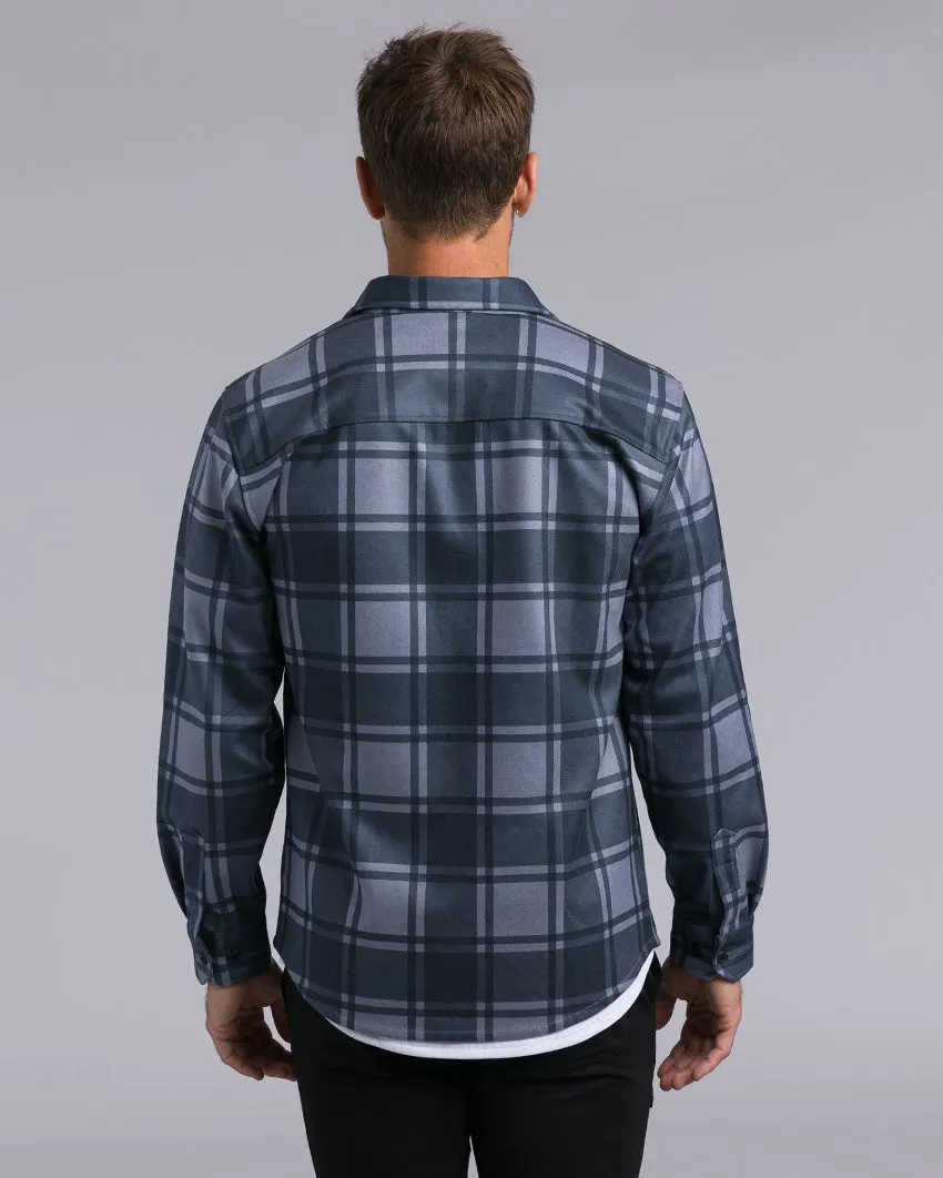 Plaid Coastal Overshirt (Size L)