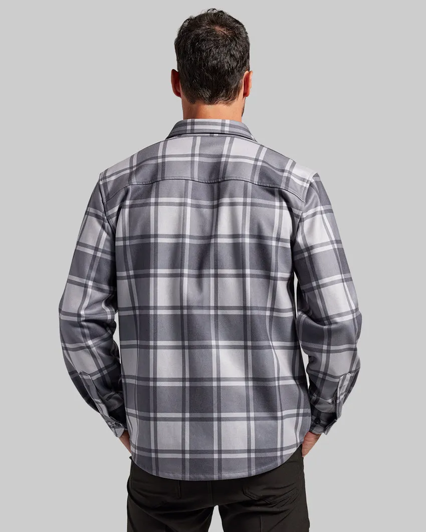 Plaid Coastal Overshirt (Size L)