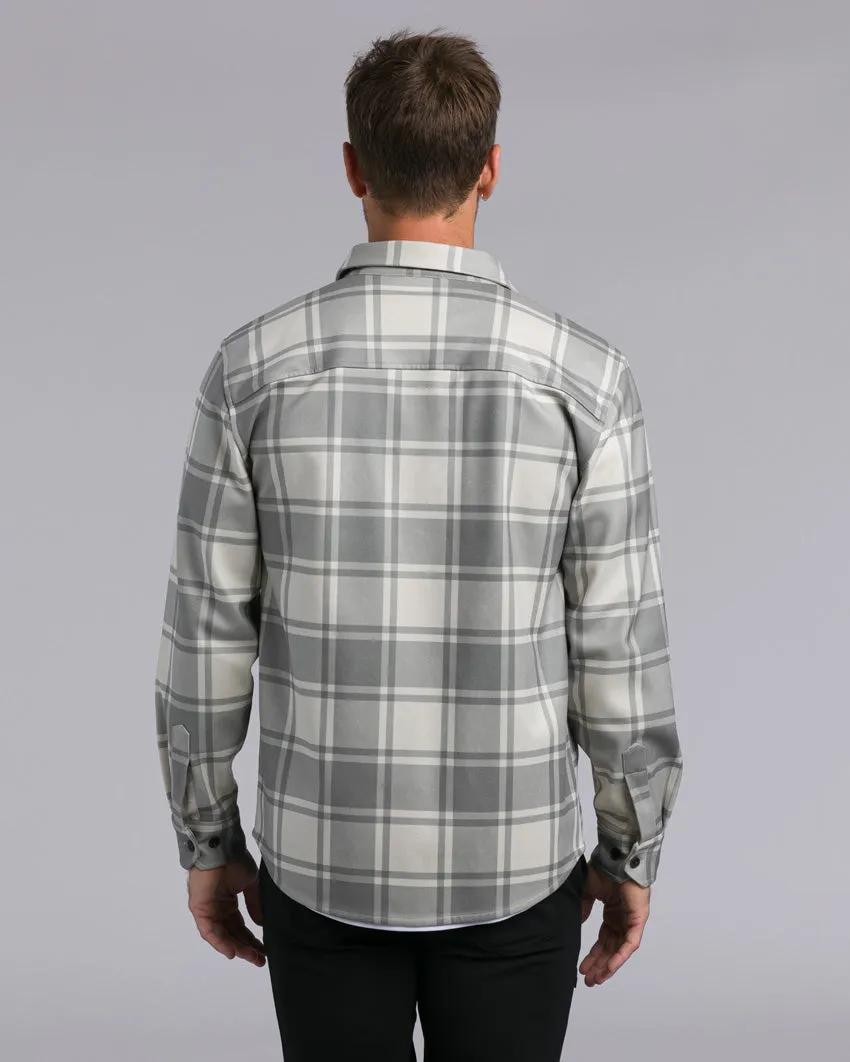 Plaid Coastal Overshirt (Size M)