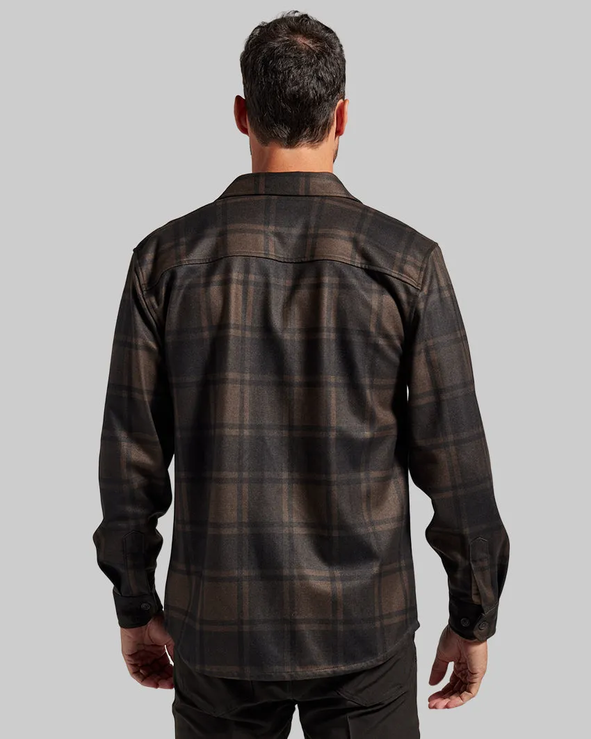 Plaid Coastal Overshirt (Size M)