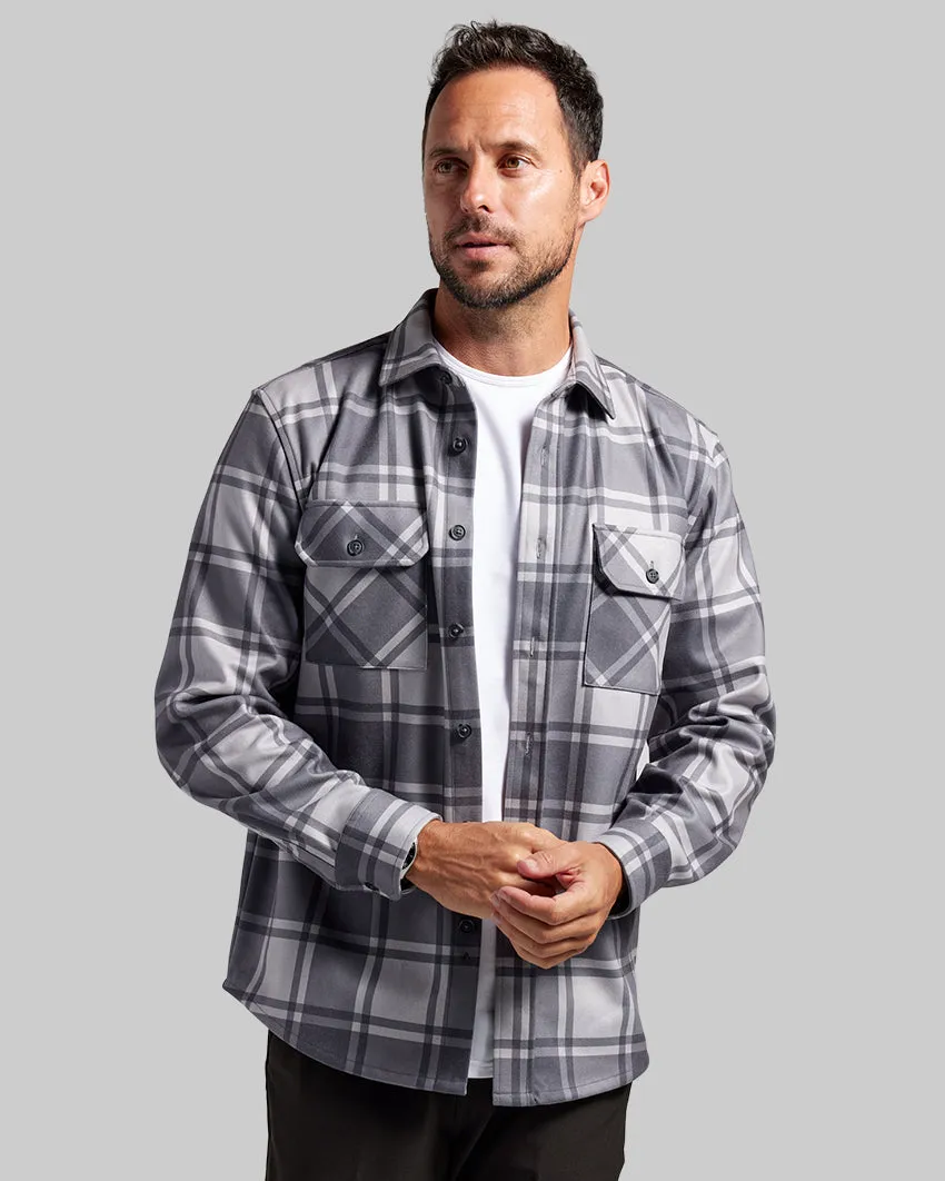 Plaid Coastal Overshirt (Size M)