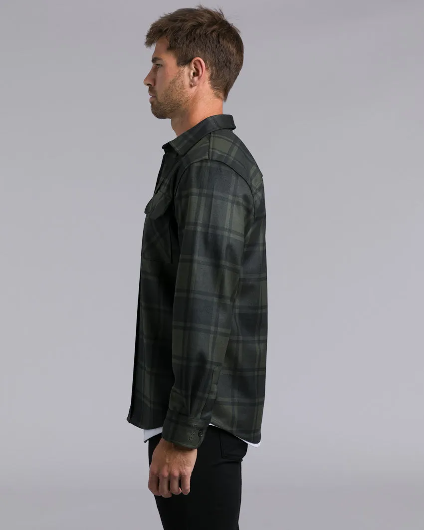 Plaid Coastal Overshirt (Size M)