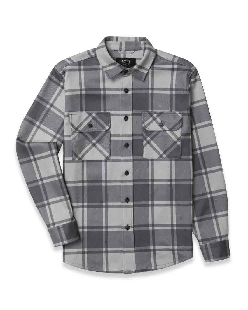 Plaid Coastal Overshirt (Size M)