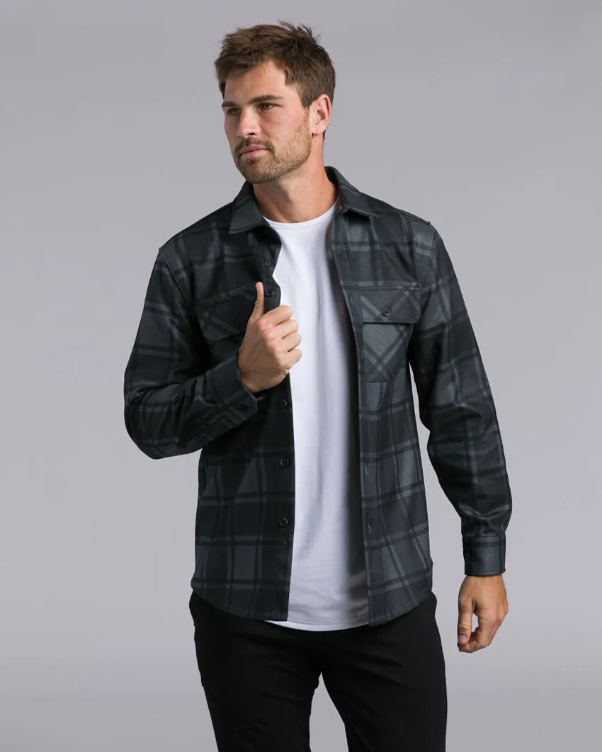 Plaid Coastal Overshirt (Size M)