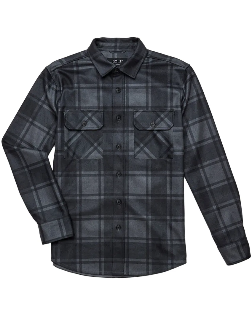 Plaid Coastal Overshirt (Size S)