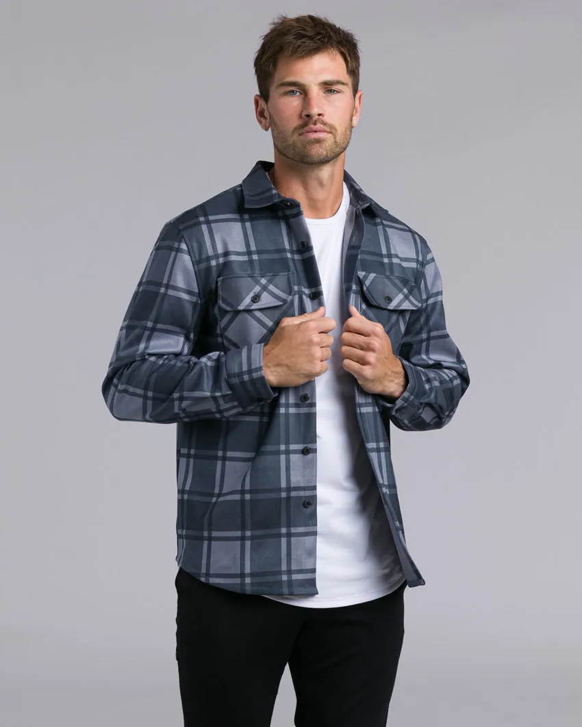 Plaid Coastal Overshirt (Size S)