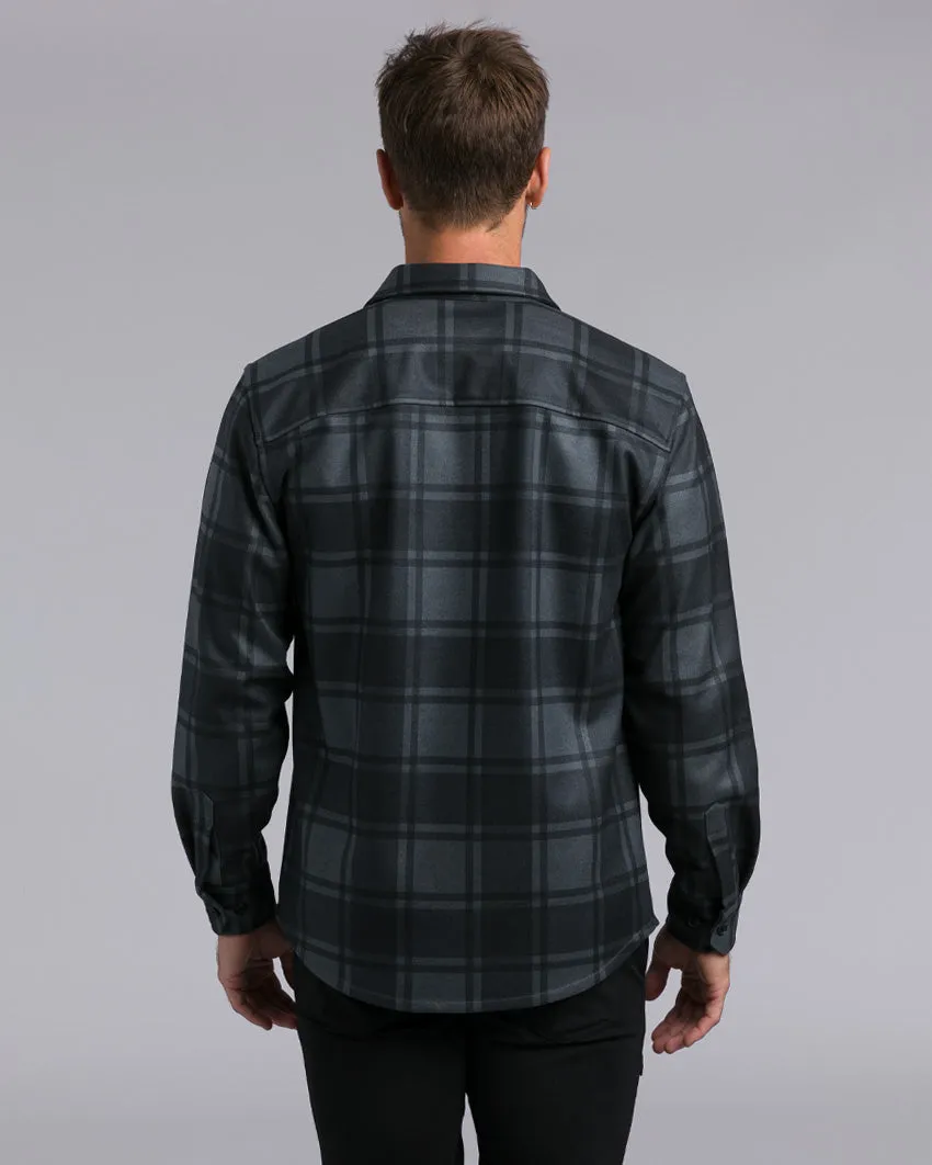 Plaid Coastal Overshirt (Size S)