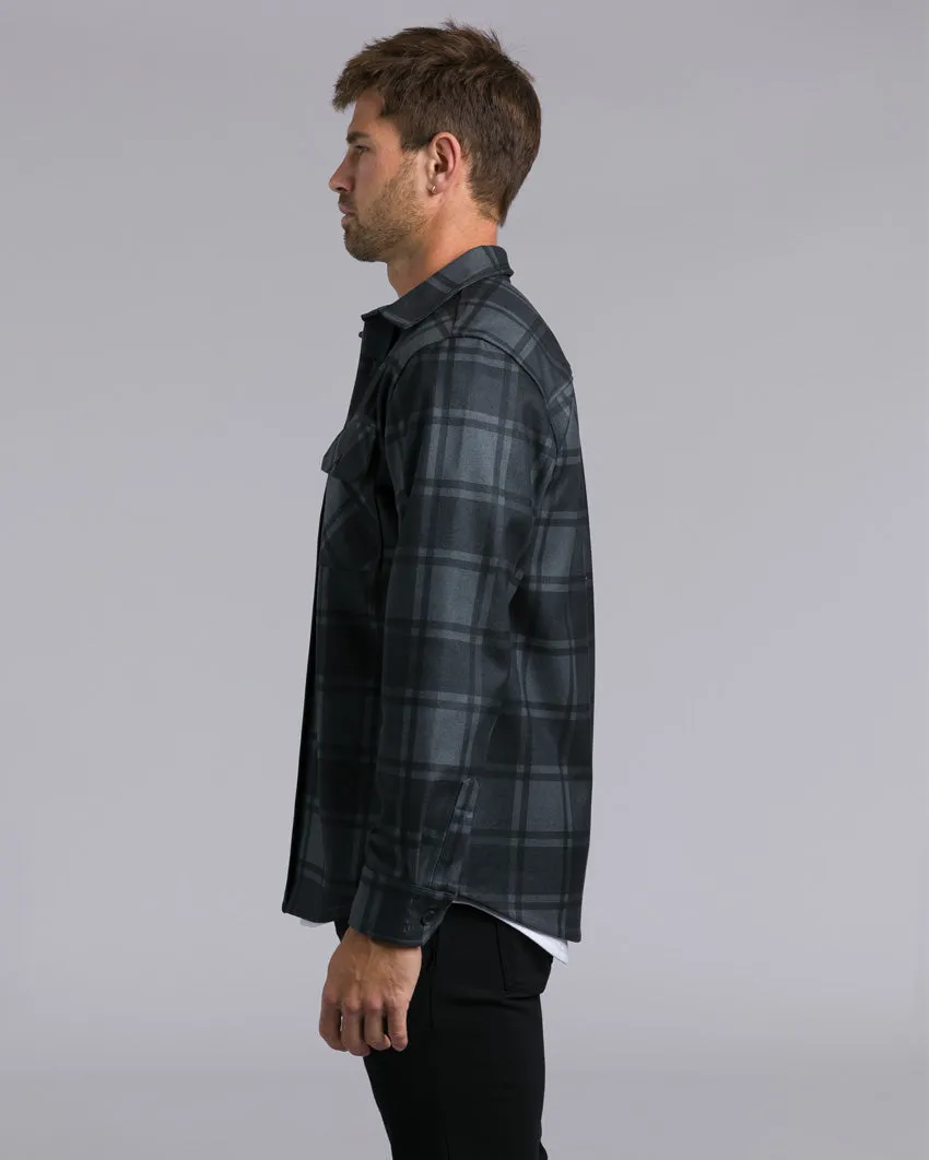 Plaid Coastal Overshirt (Size S)