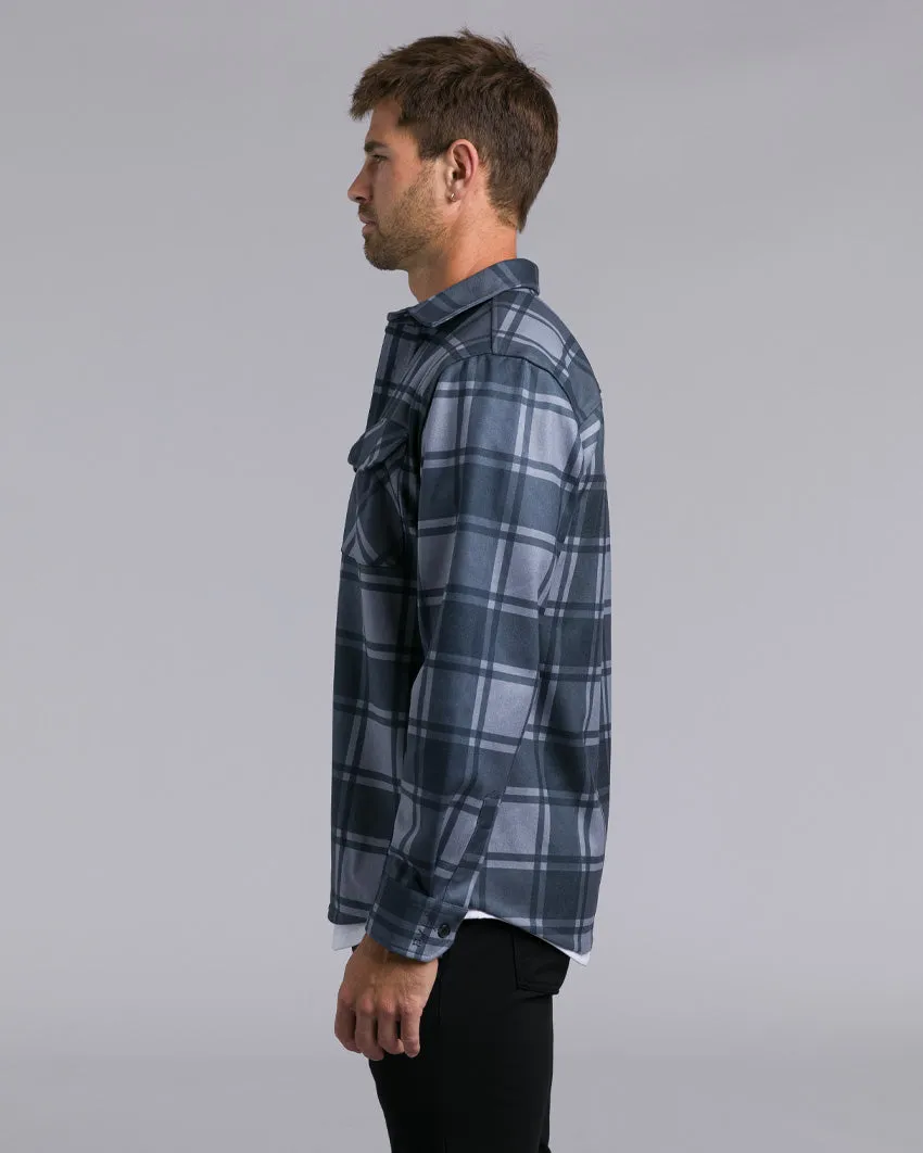 Plaid Coastal Overshirt (Size XL)