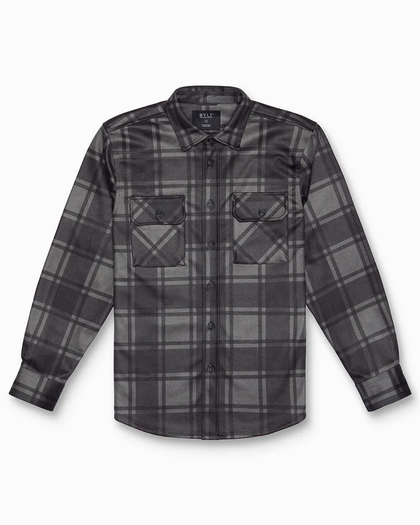 Plaid Coastal Overshirt (Size XL)