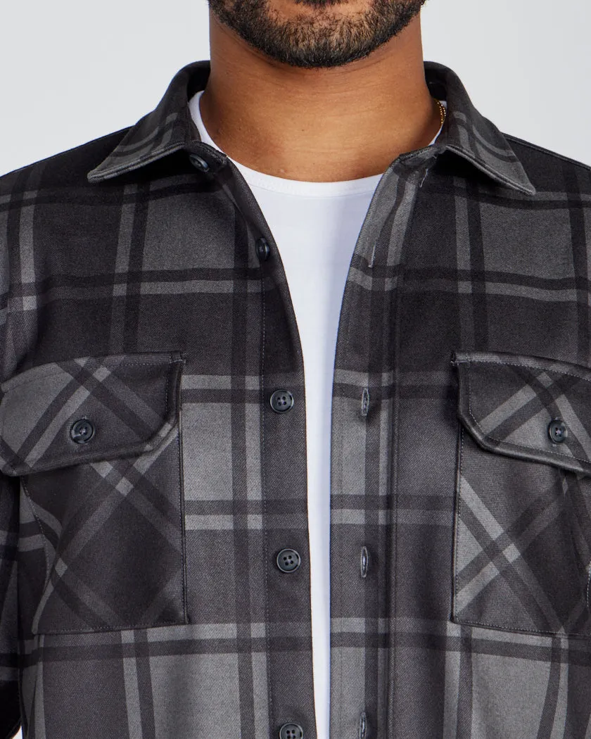 Plaid Coastal Overshirt (Size XXL)