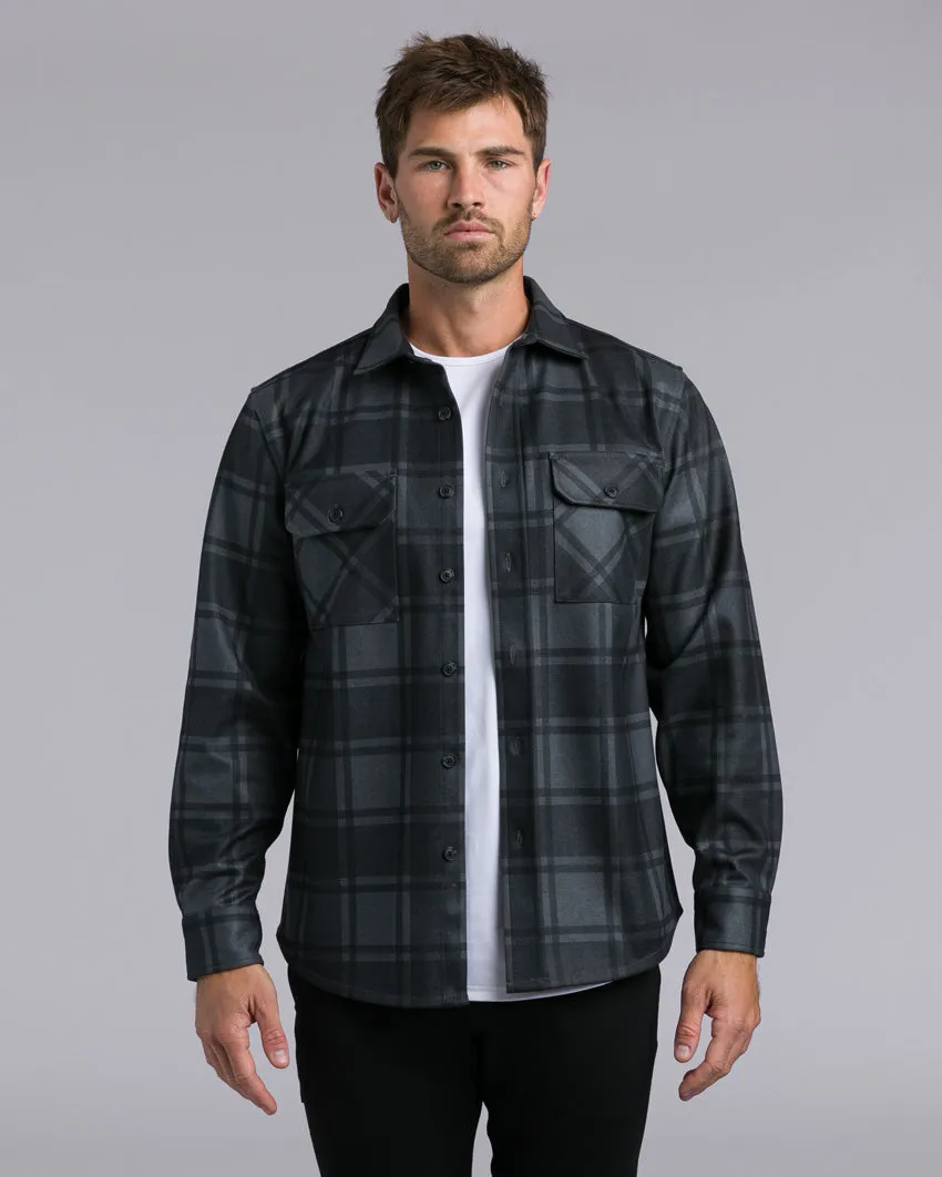 Plaid Coastal Overshirt (Size XXL)