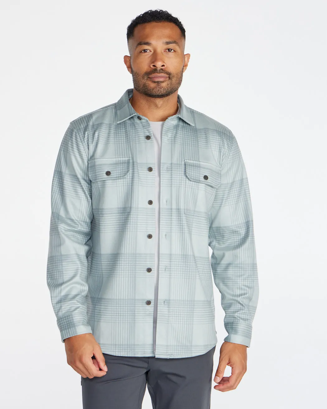 Plaid Coastal Overshirt (Size XXL)