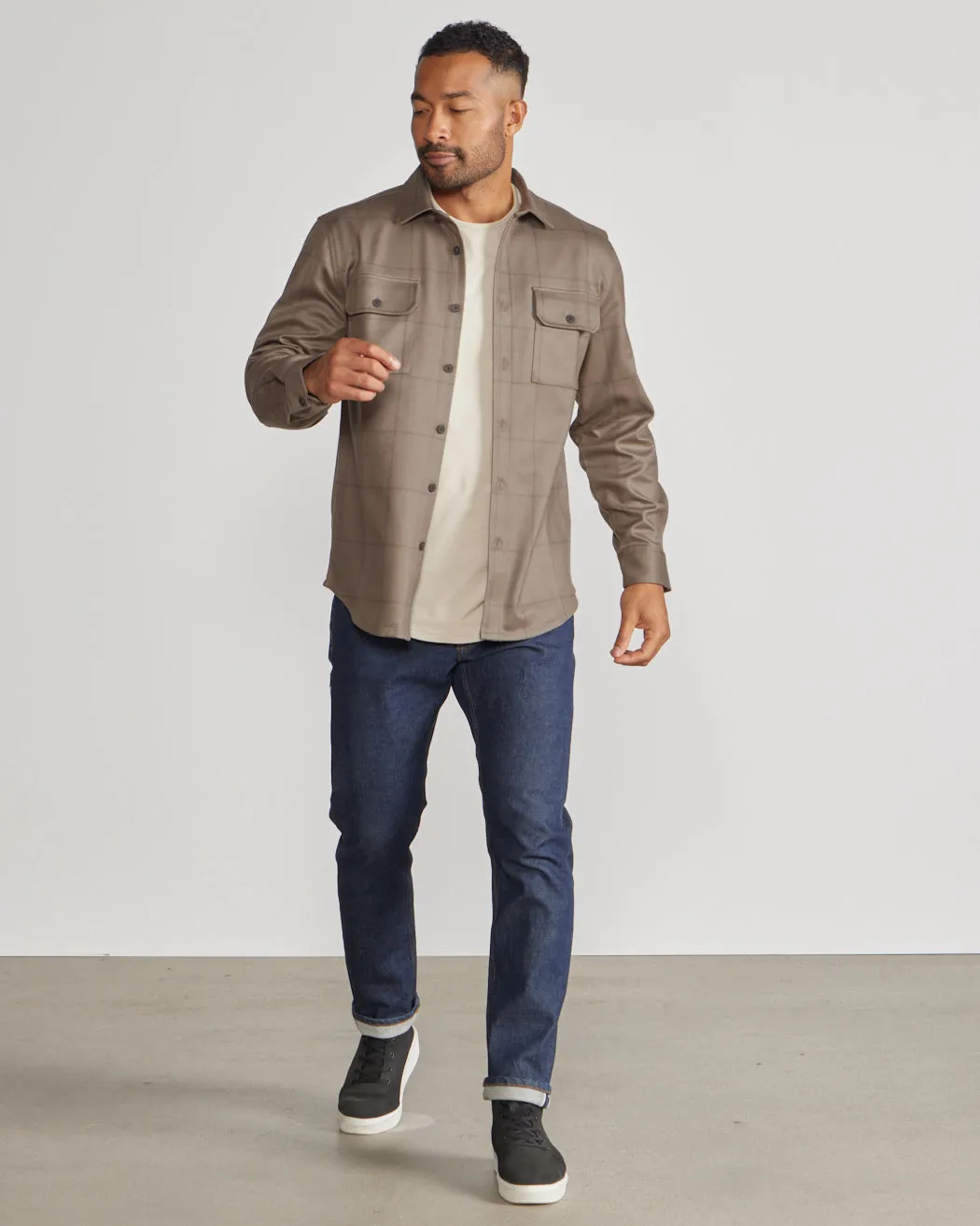 Plaid Coastal Overshirt