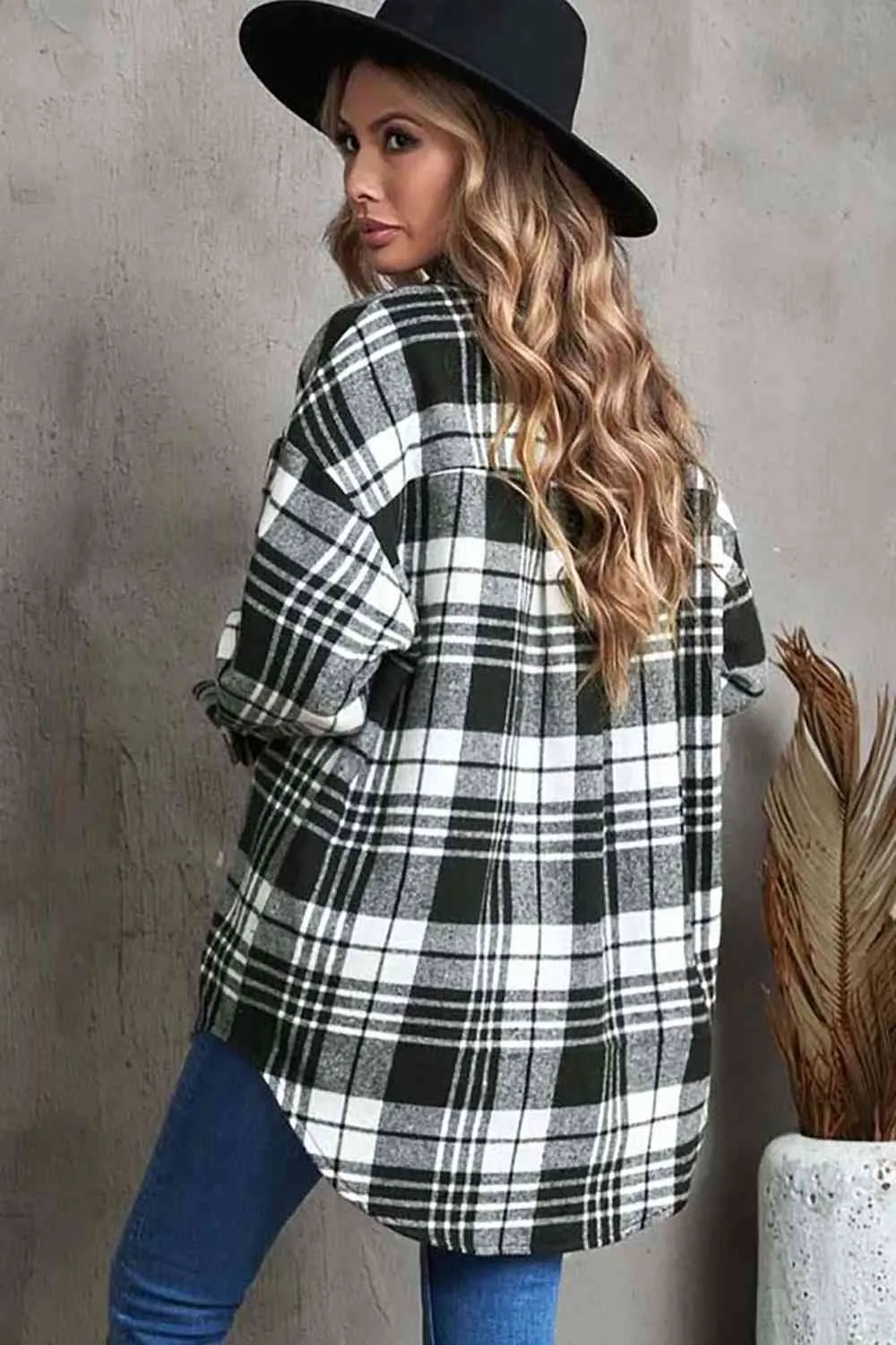 Plaid Print Shacket with Pockets (3 colors)