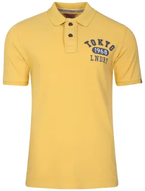 Point Lowe Polo Shirt in Yellow Iris - Tokyo Laundry