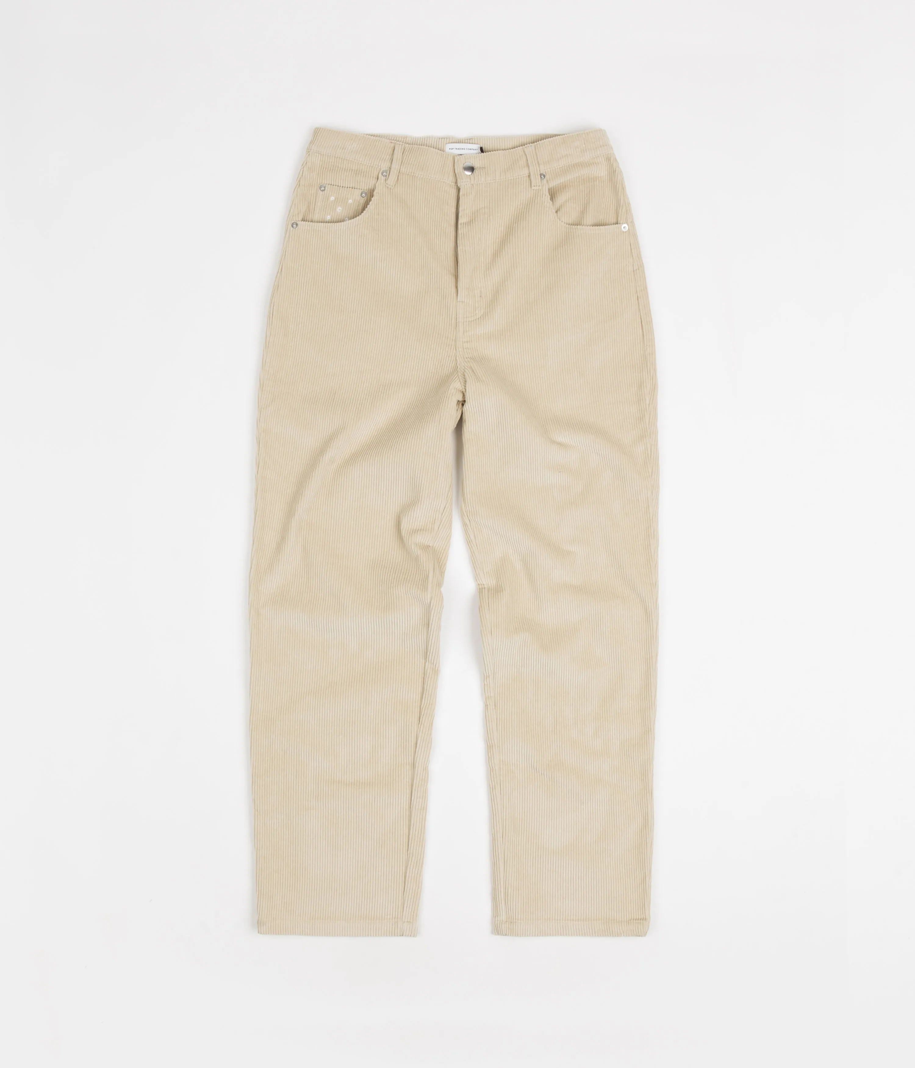 Pop Trading Company DRS Corduroy Pants - White Pepper