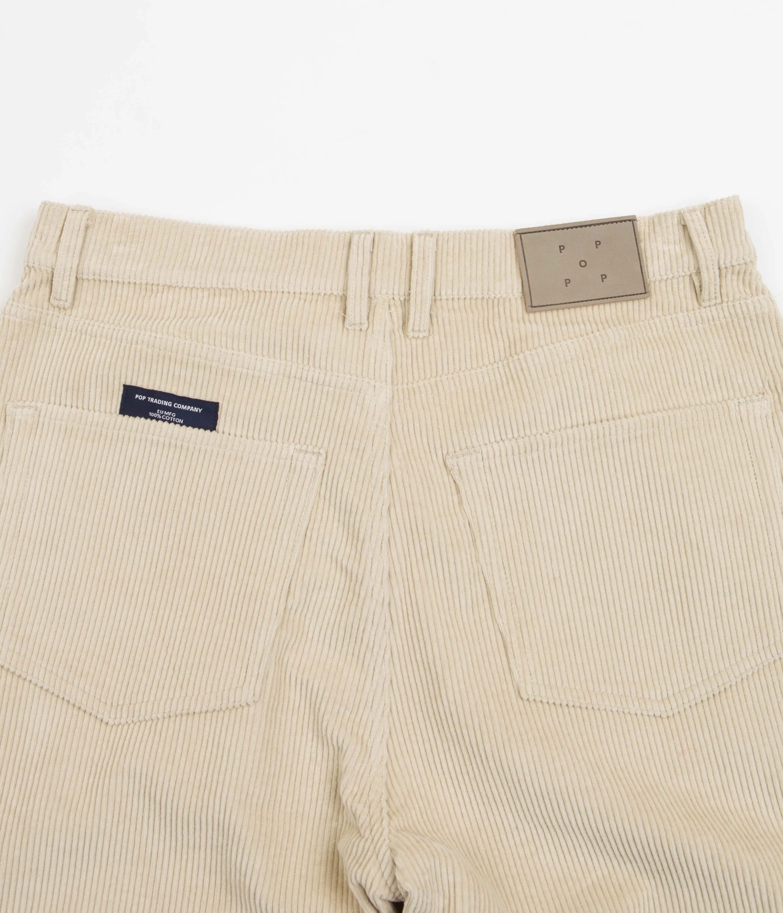 Pop Trading Company DRS Corduroy Pants - White Pepper