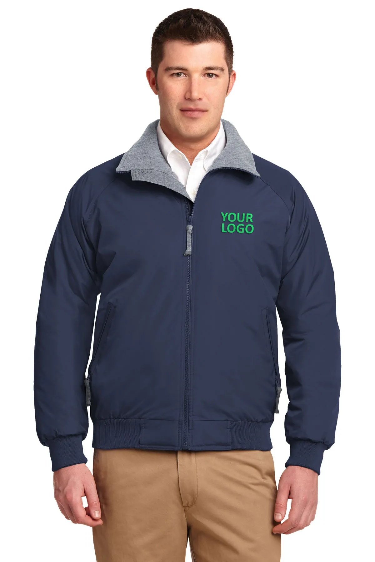 Port Authority Tall Challenger Custom Jackets, True Navy/ Grey Heather