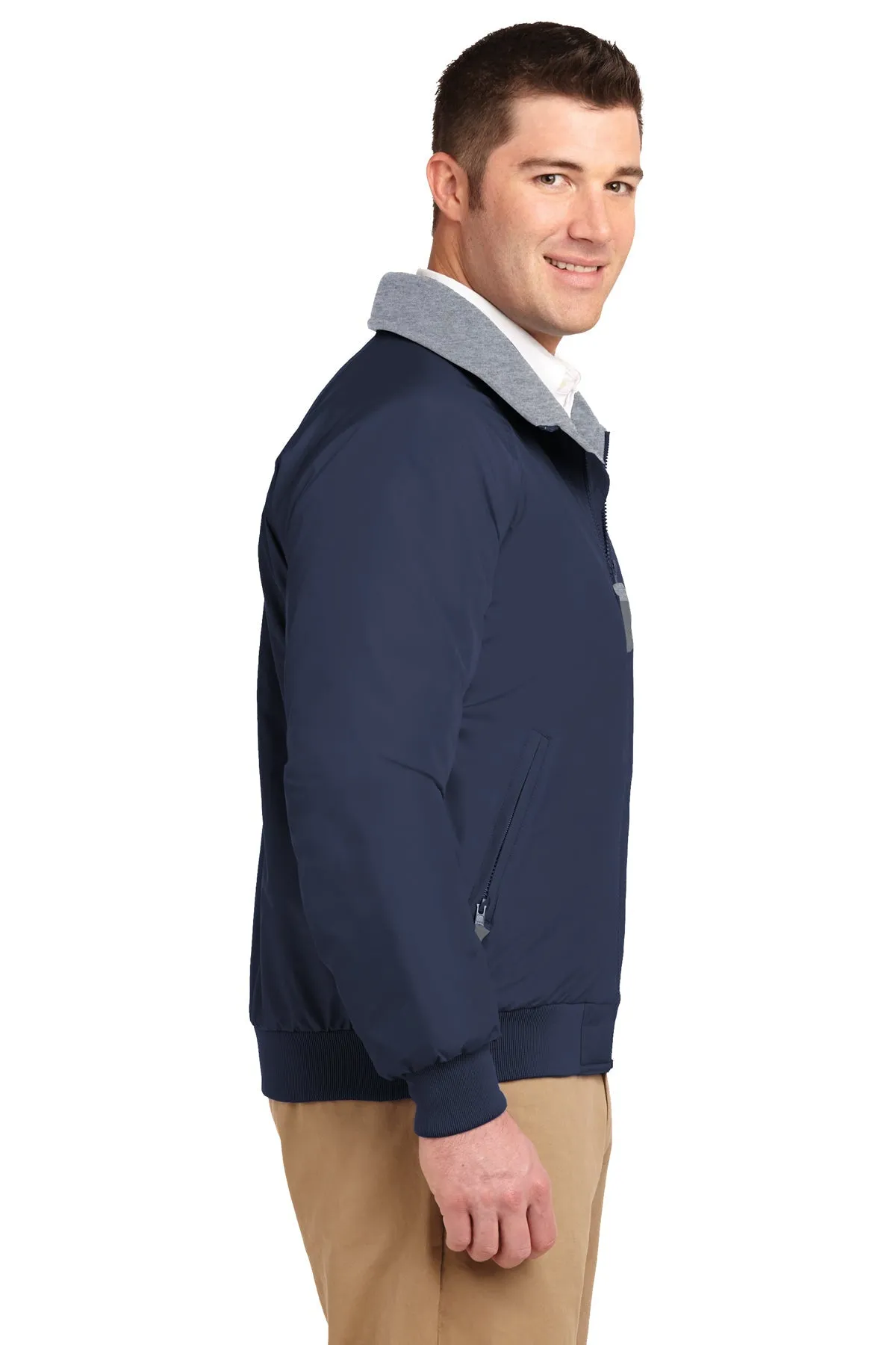 Port Authority Tall Challenger Custom Jackets, True Navy/ Grey Heather