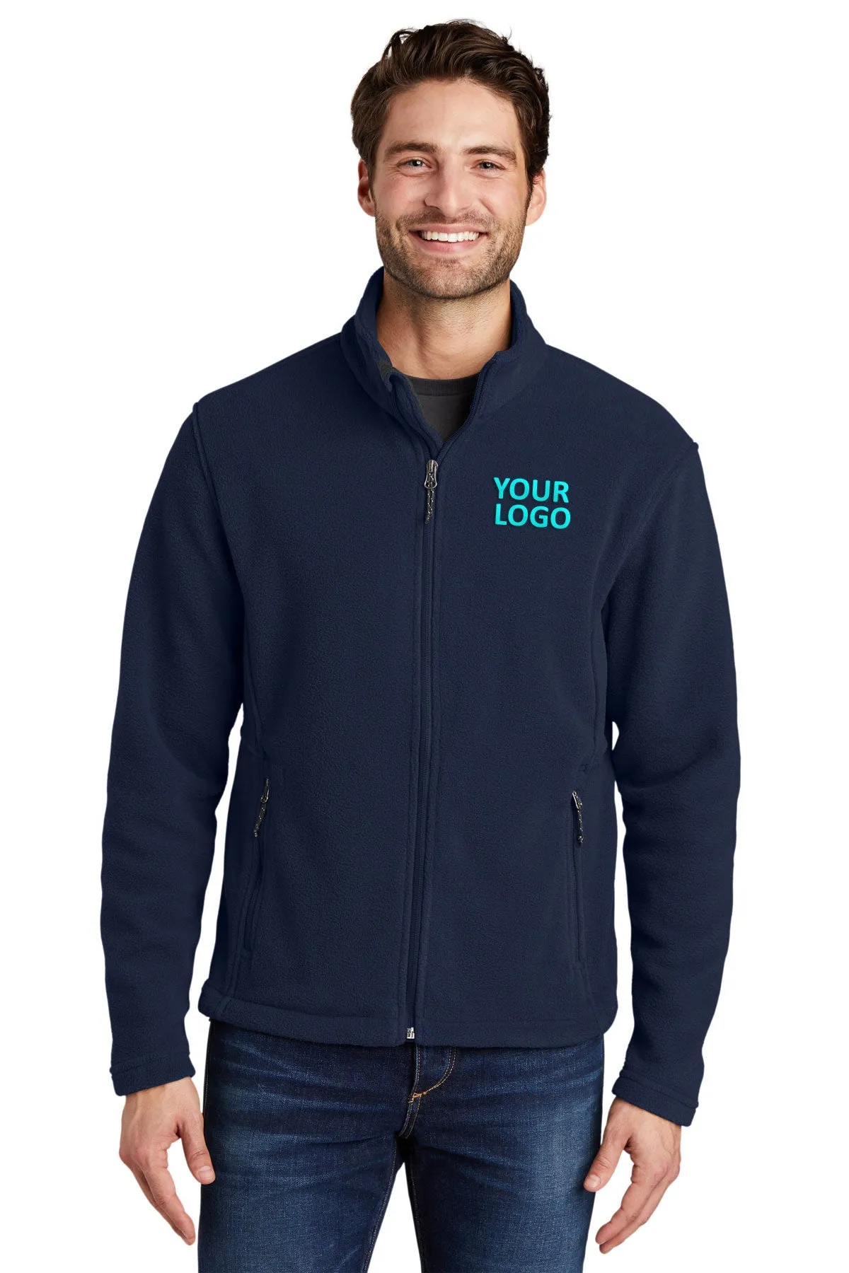 Port Authority Value Fleece Customized Jackets, True Navy