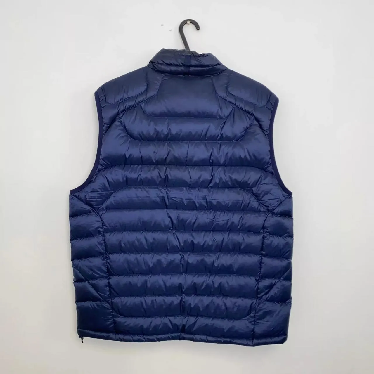 Preowned Polo Ralph Lauren Mens Lightweight Down Puffer Gilet Vest Size L Navy Warmer