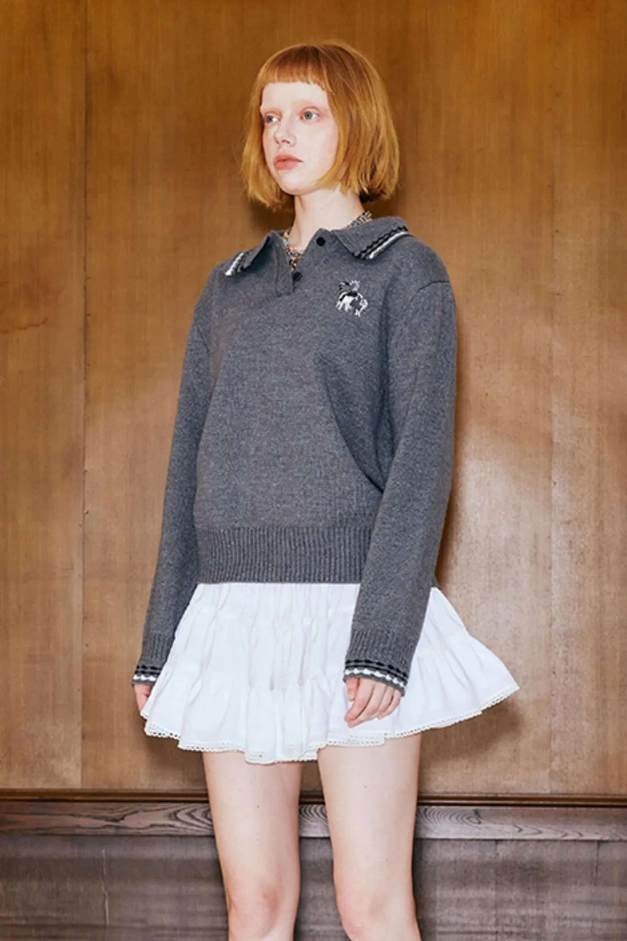 Preppy Horse Polo Sweater