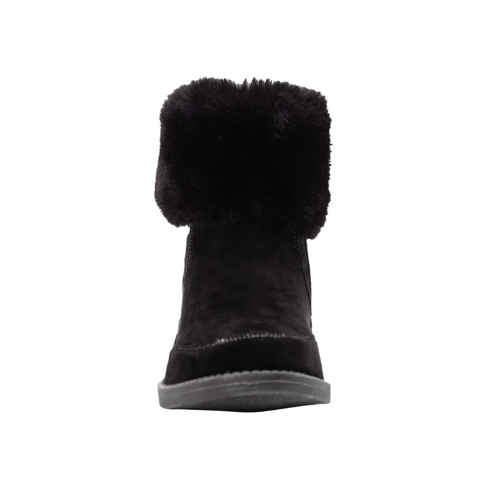 Propet Tabitha Faux Fur Ankle Black Boot (Women's)