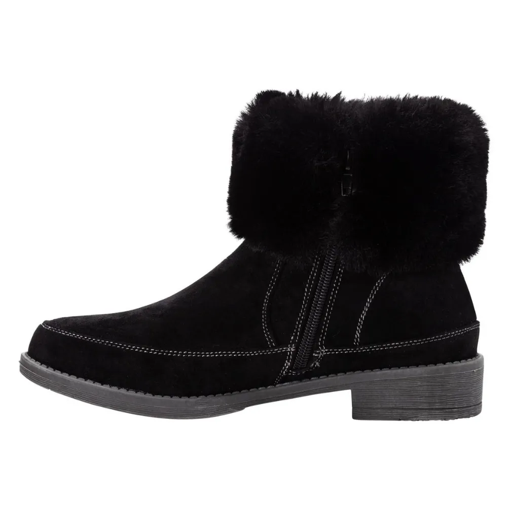 Propet Tabitha Faux Fur Ankle Black Boot (Women's)