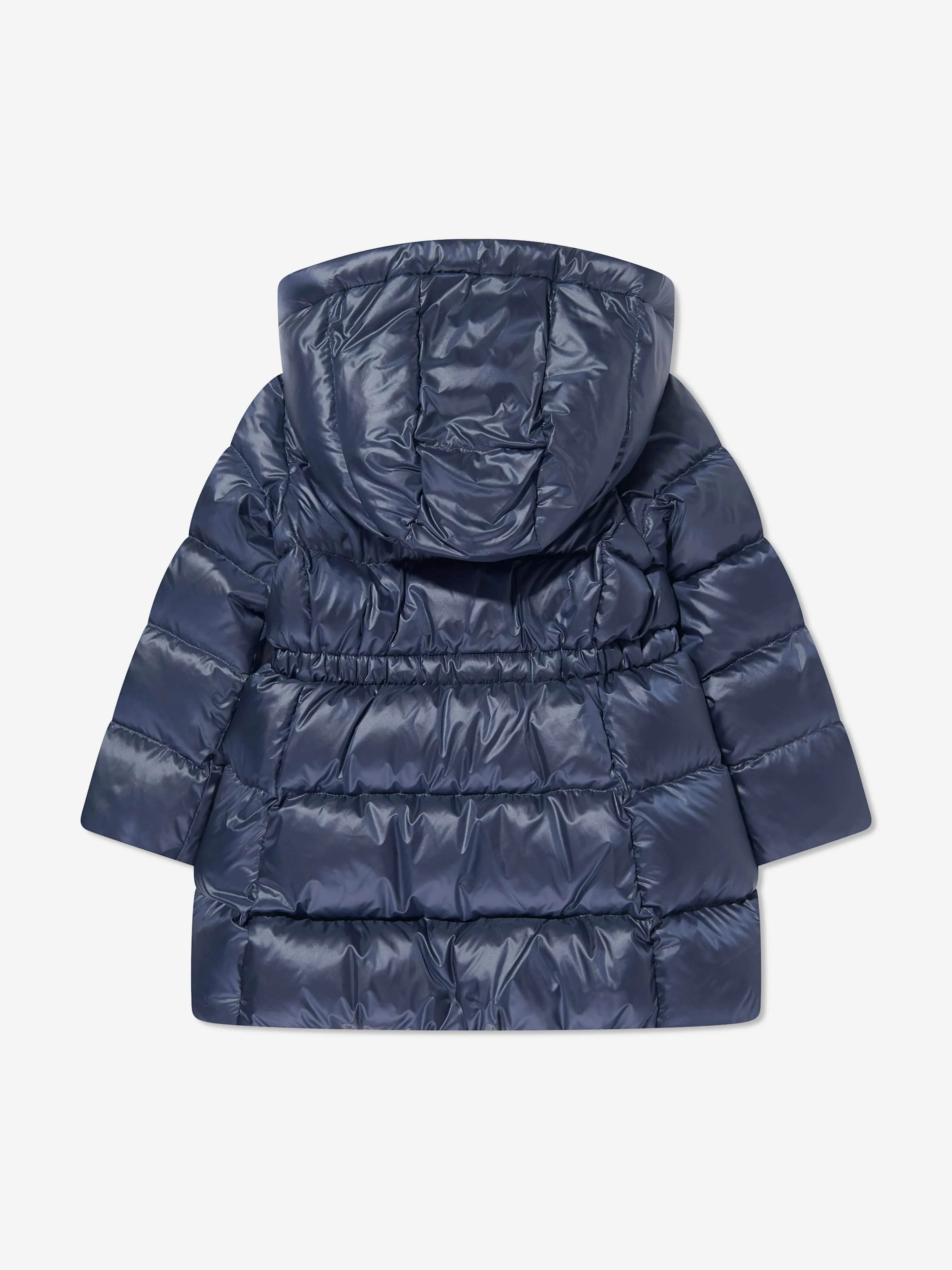 Ralph Lauren Girls Down Padded Long Coat in Navy