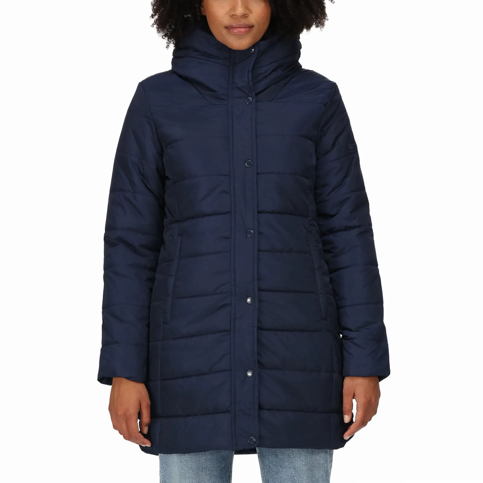 Regatta Womens Pamelina Hooded Parka Jacket - Navy