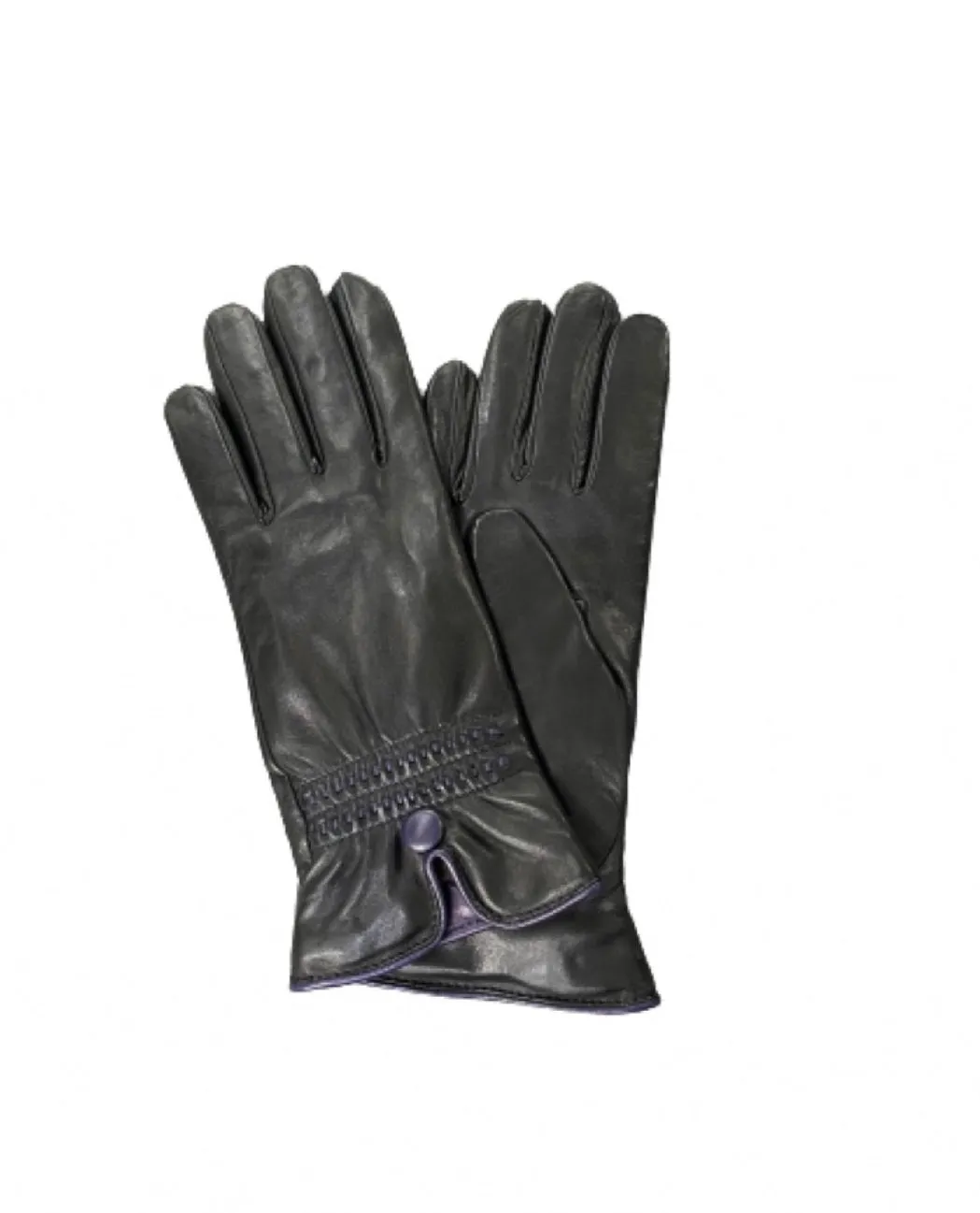 Rosario 3 - Women's Cashmere Lined Contrast Stitch Leather Gloves