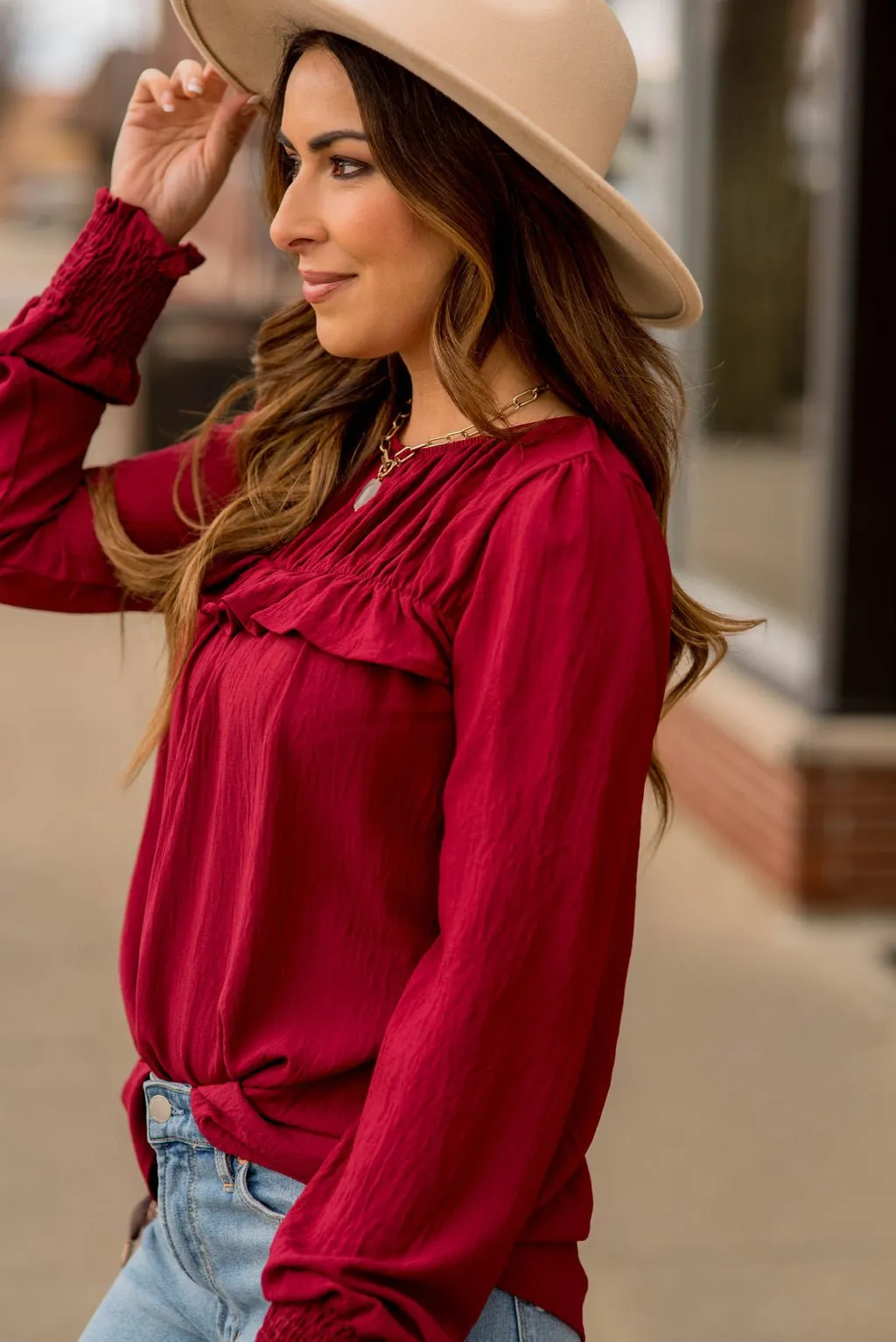 Ruffle Blouse